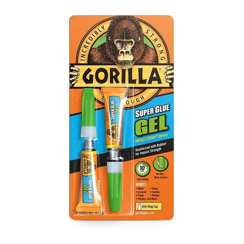 GORILLA SUPERGLUE GEL 2 x 3g 4044601