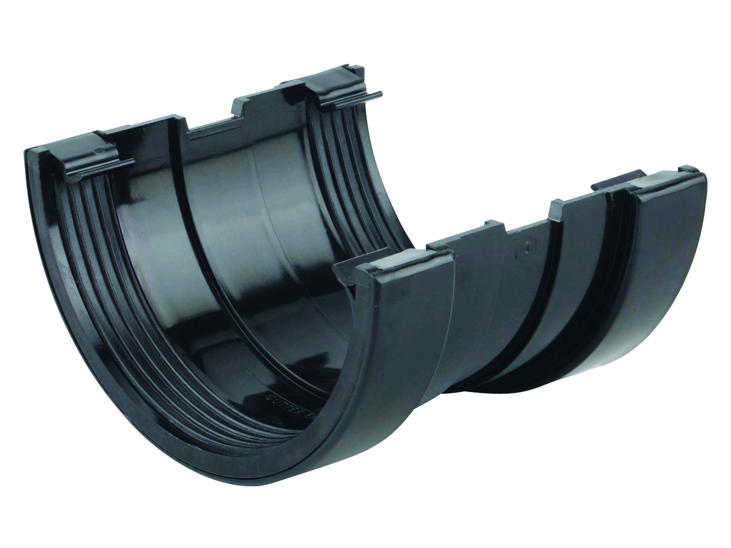 OSMASUPEROUNDLINE 5T509B PVCU GUTTER UNION 125mm BLACK