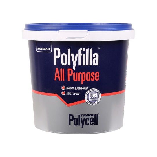 POLYFILLA TRADE ALL PURPOSE READY MIXED FILLER 2kg TUB 5093051