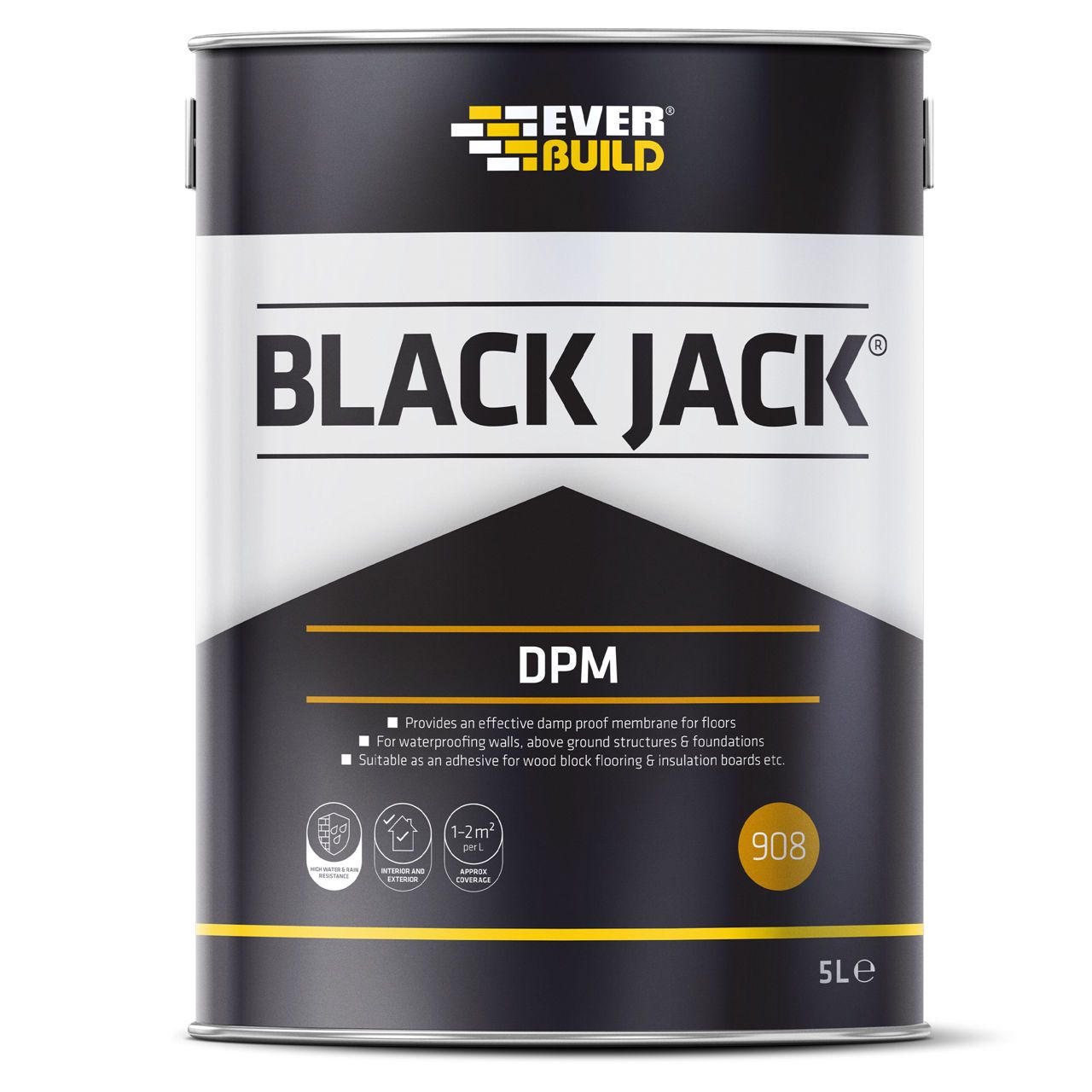 Everbuild Black Jack Everproof Dpm 5L 90805