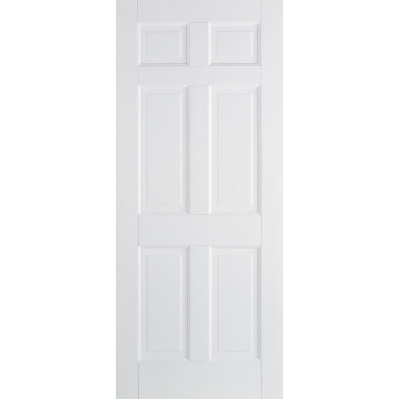 LPD WHITE REGENCY 6 PANEL INTERNAL DOOR 78 x 27" 1981 x 686 x 35mm WFREG6P27