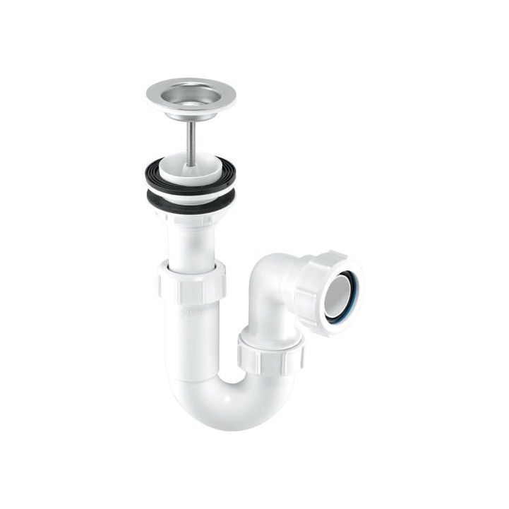 MCALPINE ASA10W ADJUSTABLE BASIN TRAP WASTE 1.1/4" 61020259