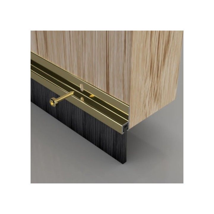 STORMGUARD HEAVY DUTY BRUSH DOOR SEAL 914mm GOLD 02SR0190914G