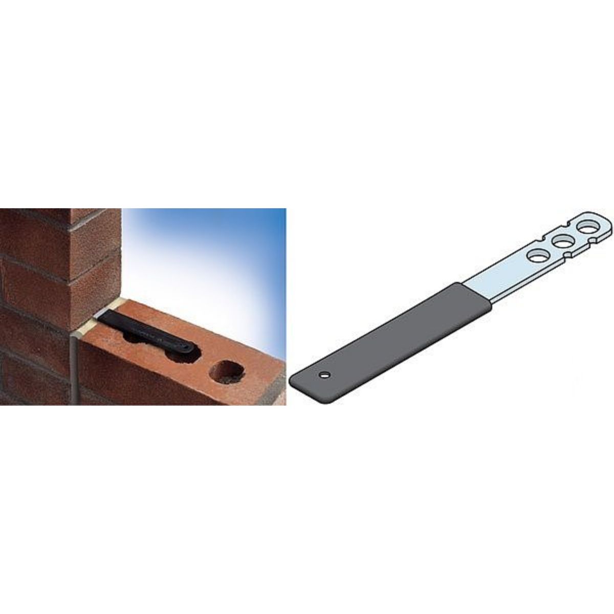 ANCON STAIFIX MOVEMENT WALL TIE NO SLEEVE 200mm PPS200