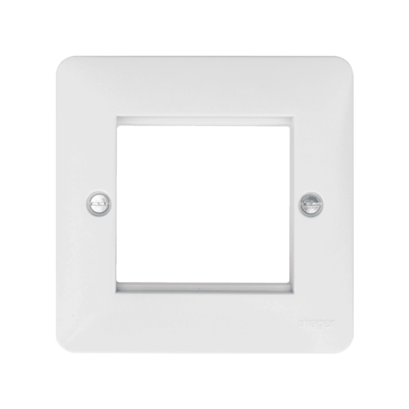 HAGER WMP2EU 2 GANG EURO GRID PLATE