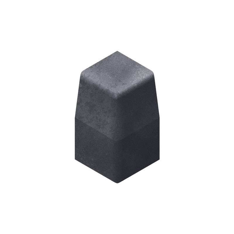 PLASMOR PLASPAVE PAVIOURS EXTERNAL CORNERS KL CHARCOAL CHAMFERED (WESTERN) HGHPKCLHBE