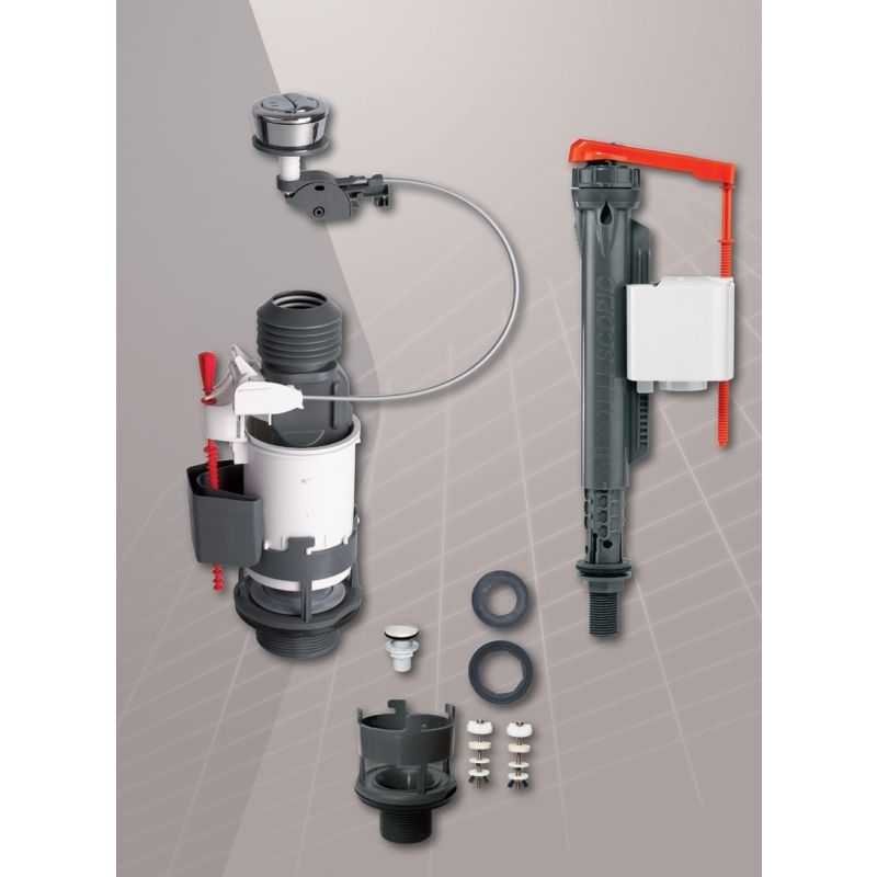 WIRQUIN 70014010402 2-DUAL JOLLYFLUSH VALVE 1.1/2-2"