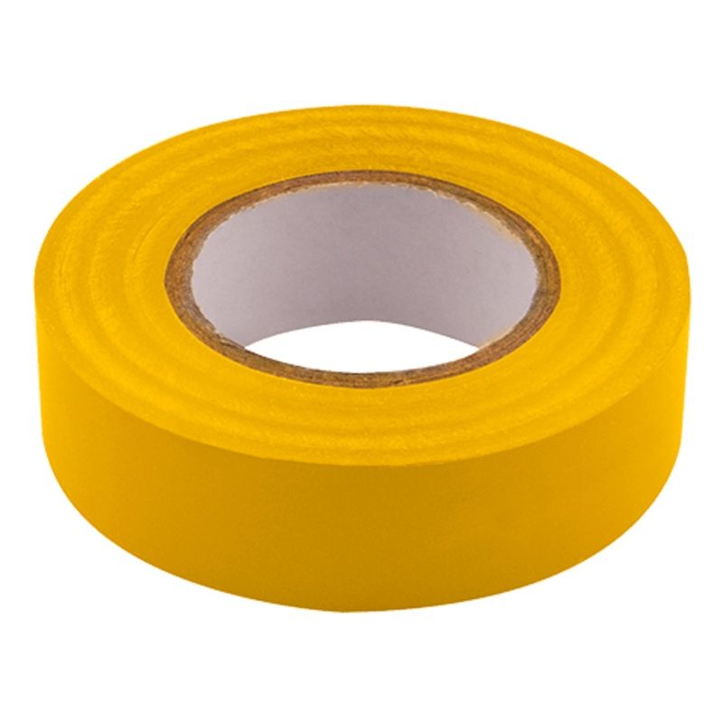 UNICRIMP ELECTRICIANS TAPE 19mm x 33m YELLOW 1933Y