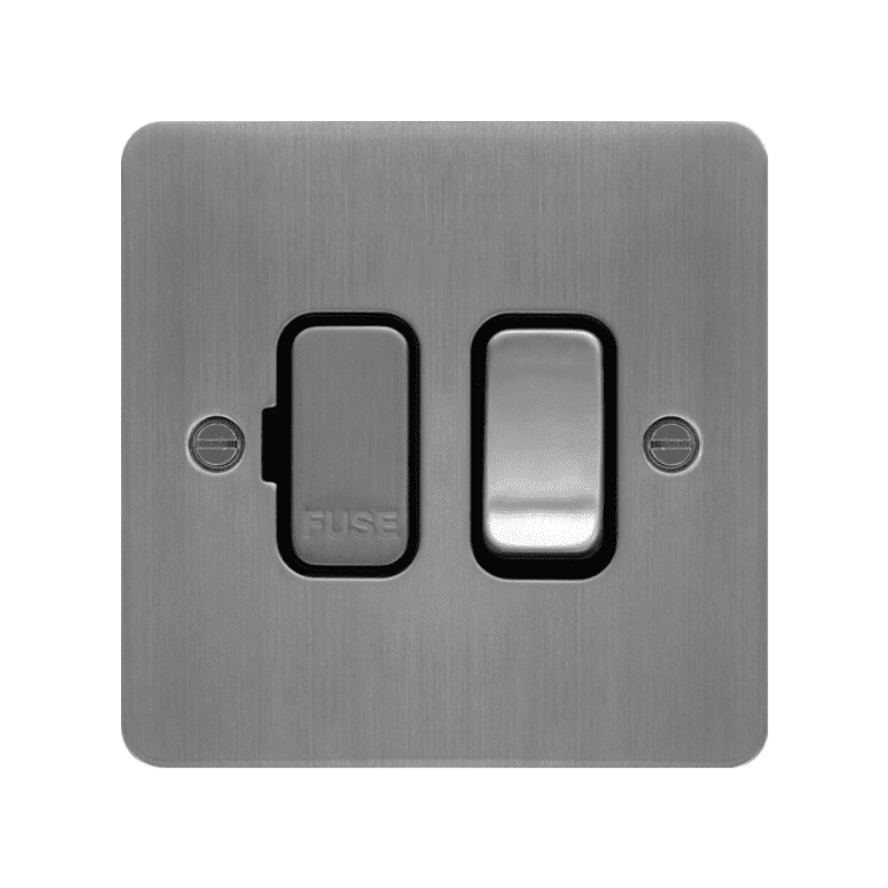 HAGER WFSSU83BSB SW FUSE FLAT BS BLACK INSERTS