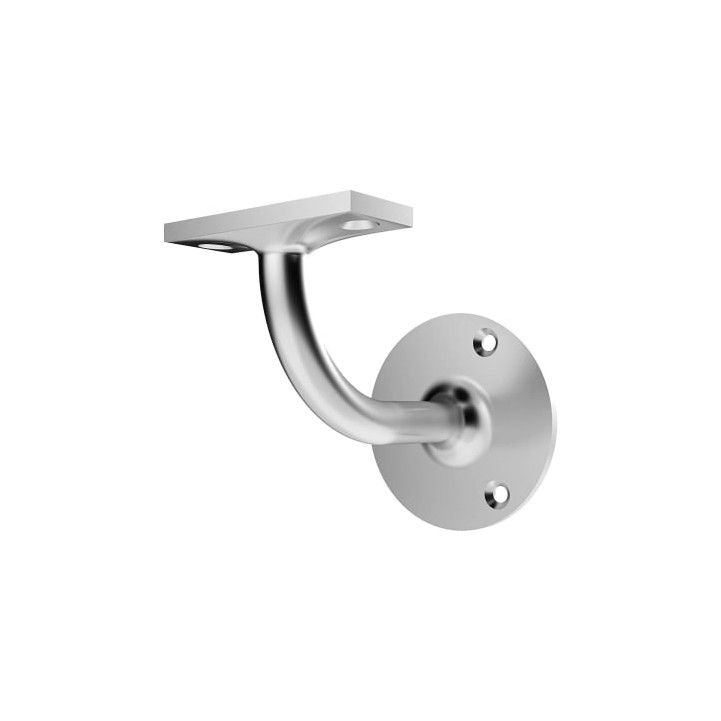 SATIN CHROME HANDRAIL BRACKET HEAVYWEIGHT BAGGED AA84SC
