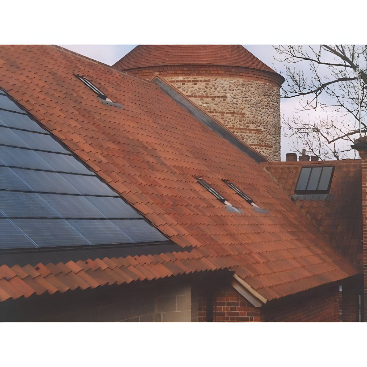 WILLIAM BLYTH CLAY NATURAL RED BARCO ROOF PANTILE