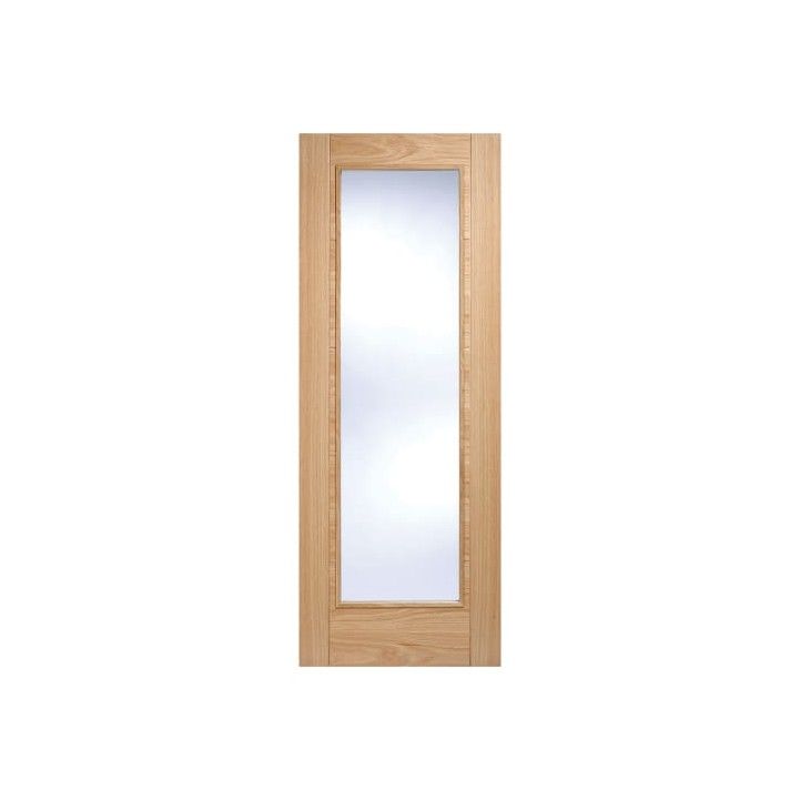 LPD OAK VANCOUVER 1 LIGHT GLAZED DOOR 2040 x 726mm x 40mm OVAN1L726