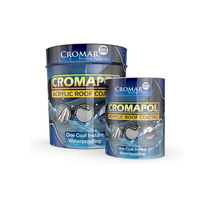 CROMAR CROMAPOL ACRYLIC ROOF COATING MID GREY 5kg APOL/5
