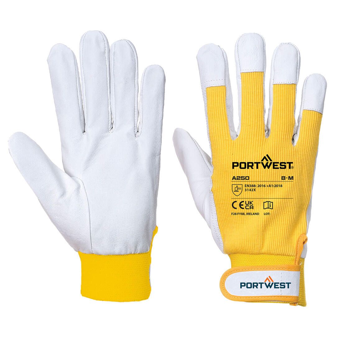 Tergsus Glove, L, R, Yellow