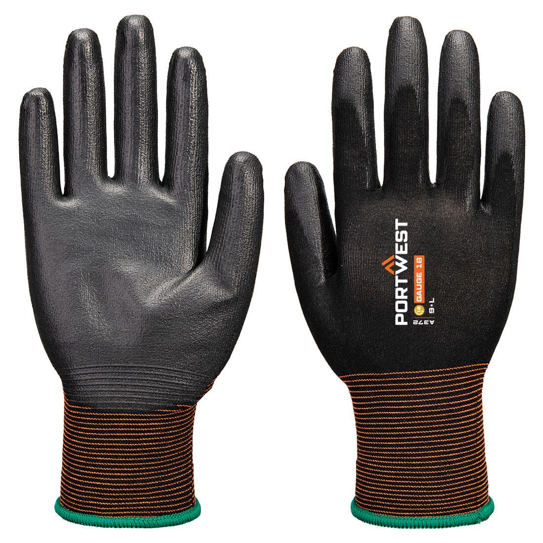 GP Grip 18 PU Glove, L, R, Black