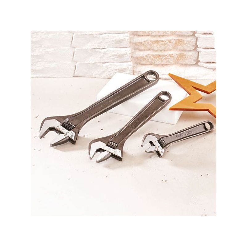 BAHCO BAHADJ3 ADJUSTABLE WRENCH TRIPLE PACK