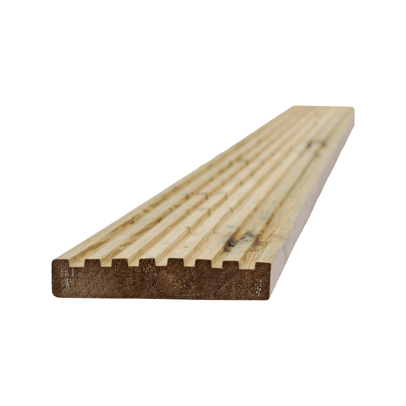 TTG 32 x 150mm WESTGATE TREATED DECKING PER MTR <26x144>