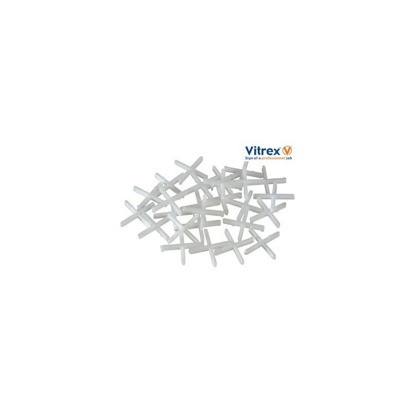 VITREX VIT102023 PACK OF 1000 WALL TILE SPACERS 2.5mm