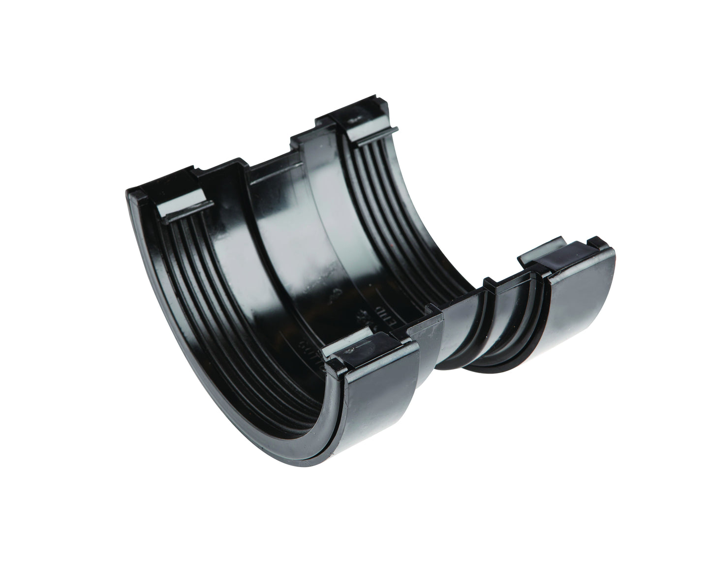 OSMA 0T009 ROUND PVCU GUTTER UNION 112mm 0T009B BLACK