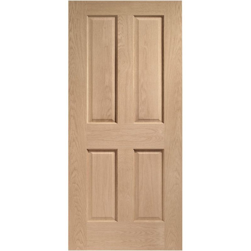 XL OAK VENEERED INTERNAL VICTORIAN 4P DOOR INTOVIC24 1981 X 610 X 35MM (24")