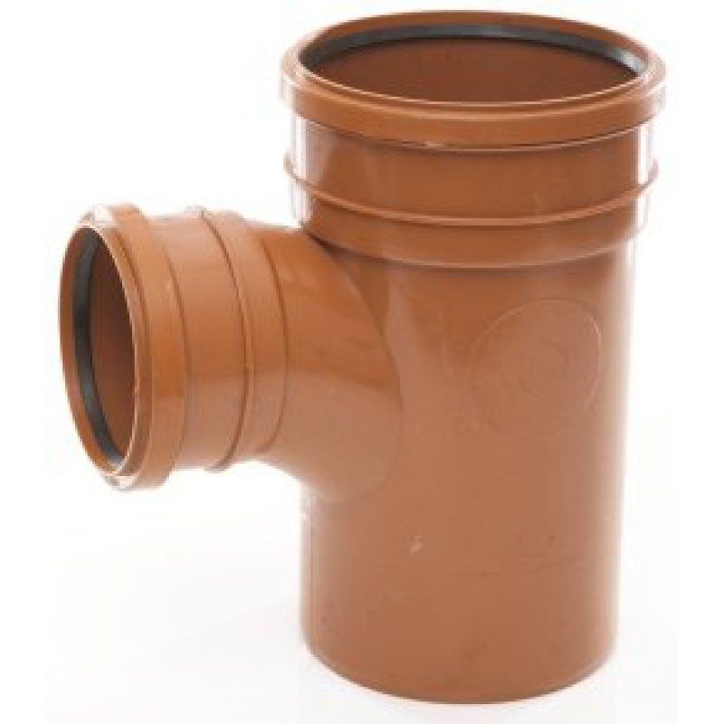 POLYPIPE UNEQUAL JUNCTION DOUBLE SOCKET 160mm x 45deg UG636