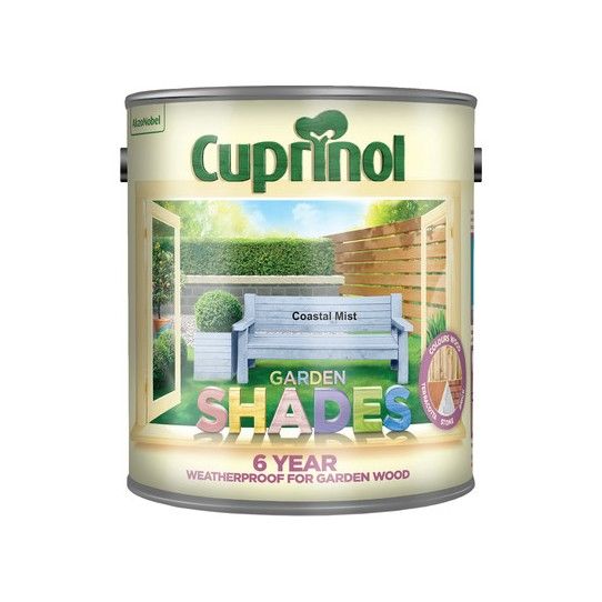 CUPRINOL GARDEN SHADES PAINT 2.5l COASTAL MIST 5122395