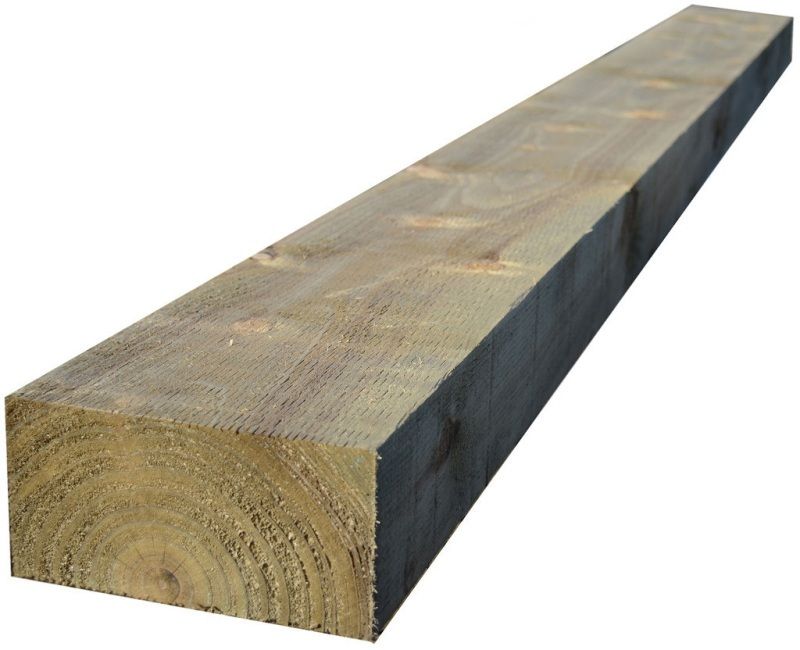 JJ 100 x 200mm x 3.0m INCISED SLEEPER UC4 TREATED GREEN FSC