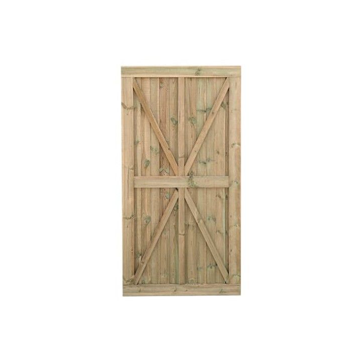 GRANGE GSFEGTG SUPERIOR FEATHEREDGE GATE 1.8m GREEN