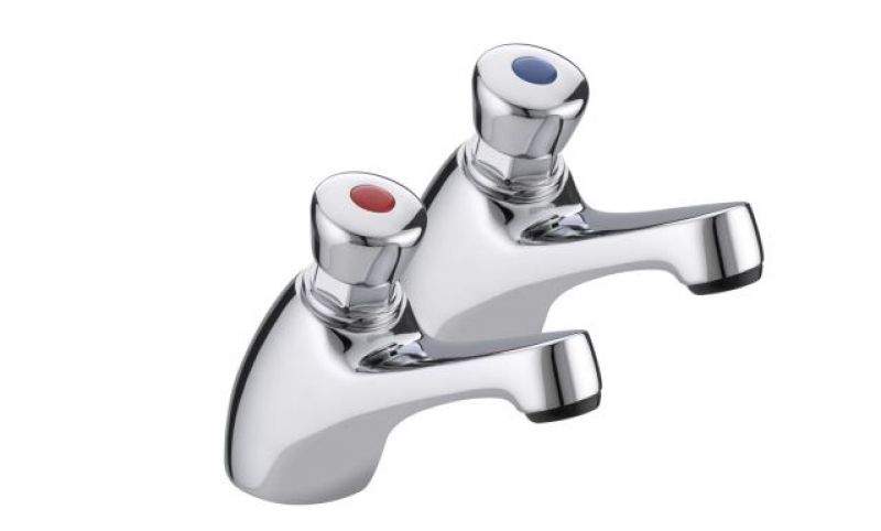 BRISTAN VANC1/2C VALUE NON CONCUSSIVE BASIN TAPS (PAIR) CHROME