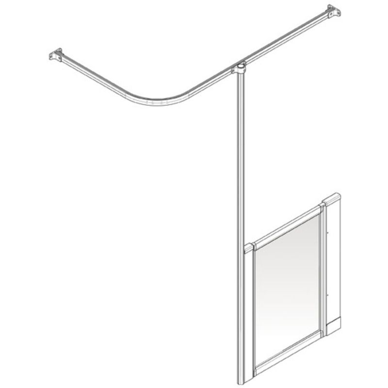 AKW OPTION HW HIGH SCREEN SET 600mm 91233R RIGHT HAND