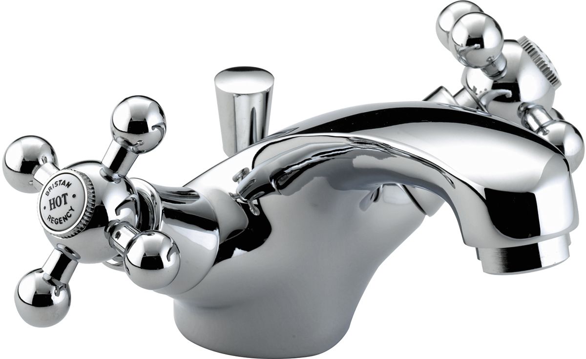 BRISTAN R BAS C REGENCY BASIN MIXER & POP-UP WASTE CHROME