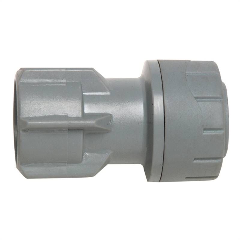 POLYPIPE HAND TIGHTEN TAP CONNECTOR 15mm x 3/4" PB271534