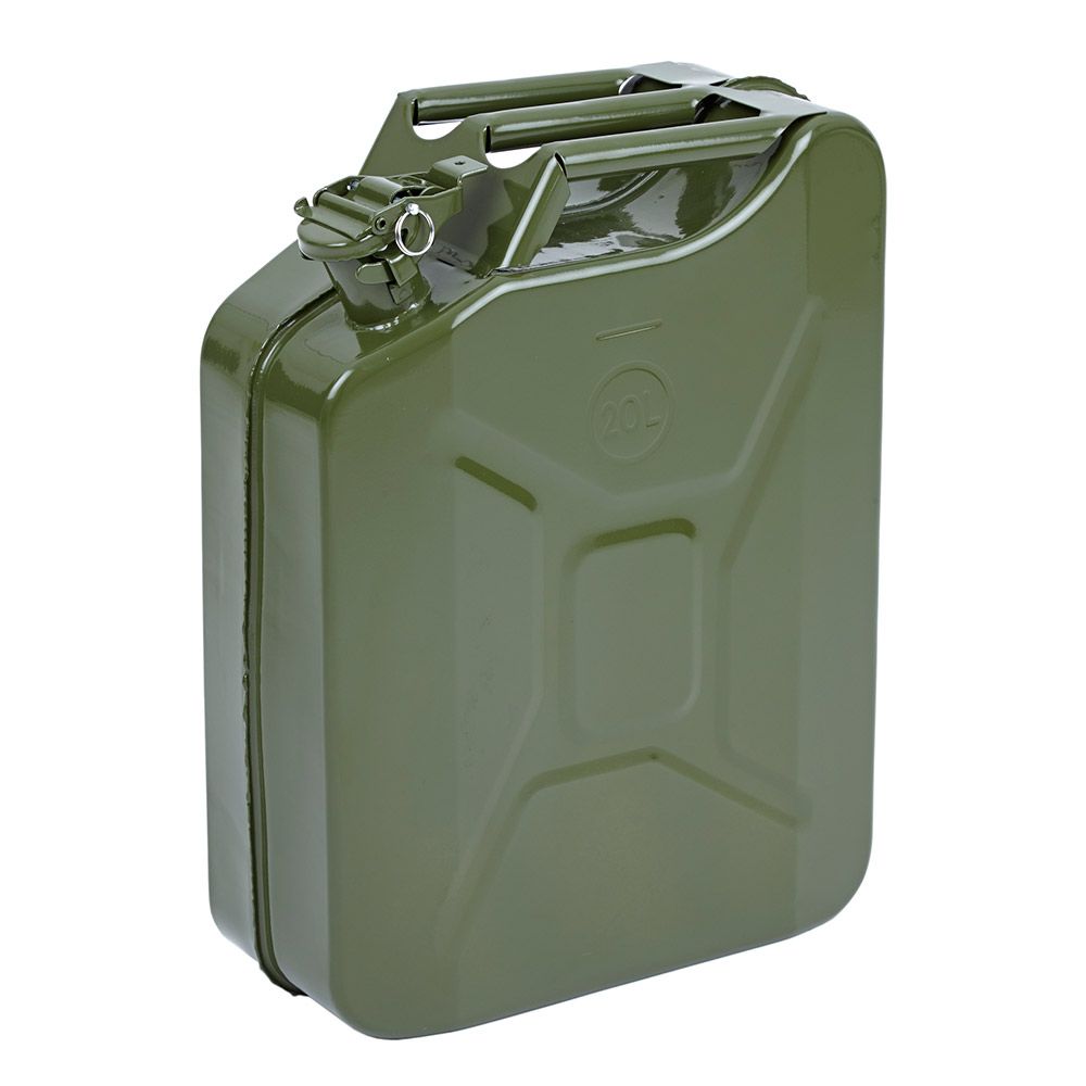 20l GREEN STEEL JERRY CAN M20JC