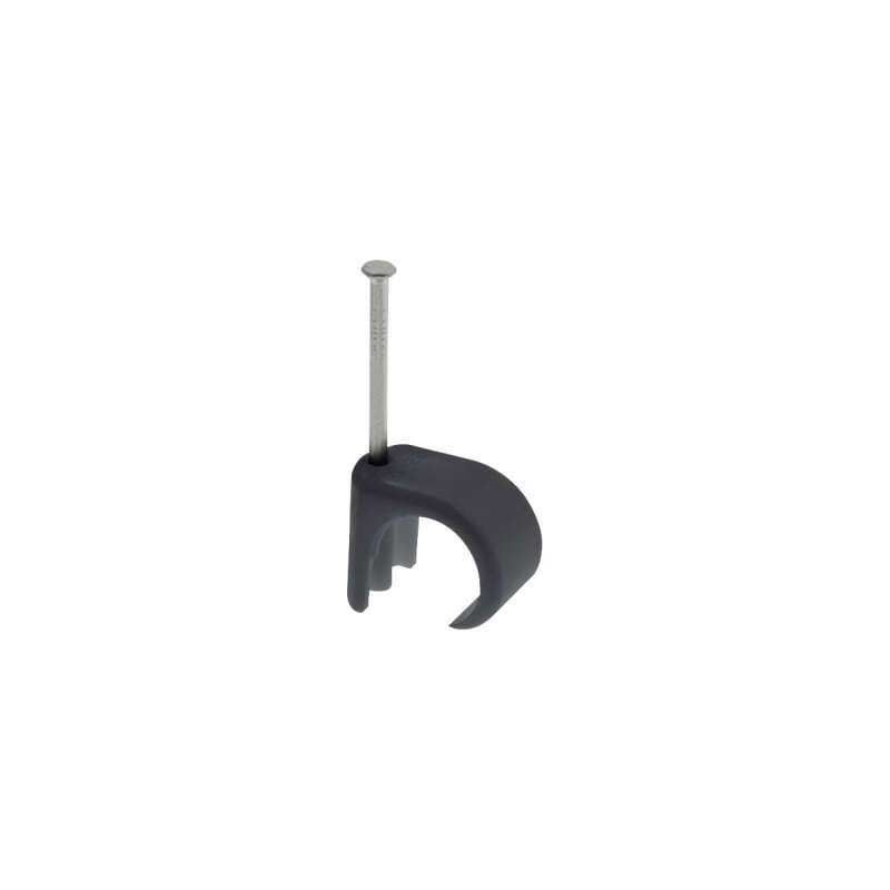 UNICRIMP ROUND CABLE CLIPS 5-7mm BLACK QRC4