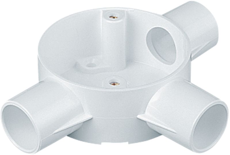 M/TUFFLEX 2MRB5WH 20mm TEE BOX WHITE