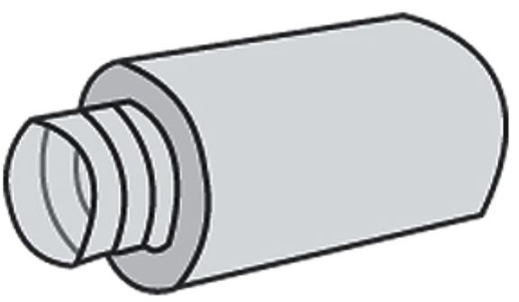 MANROSE INSULATED DUCT 102mm x 10m INSDUCT102