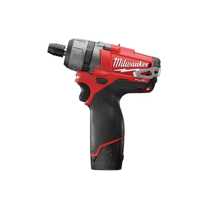 MILWAUKEE M12CD-202C 12v SCREWDRIVER WITH 2 x 2.0ah RED LI-ION BATTERIES