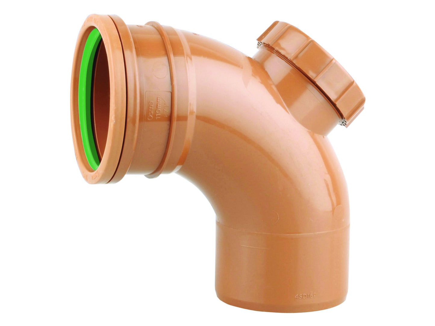 OSMAD 110mm S/S SHORT RAD ACCESS BEND 87.5deg 4D169