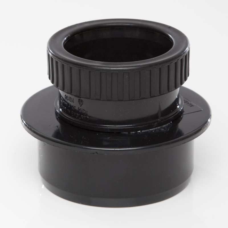 POLYPIPE SOIL REDUCER 82 x 50mm SD101 SD101B BLACK