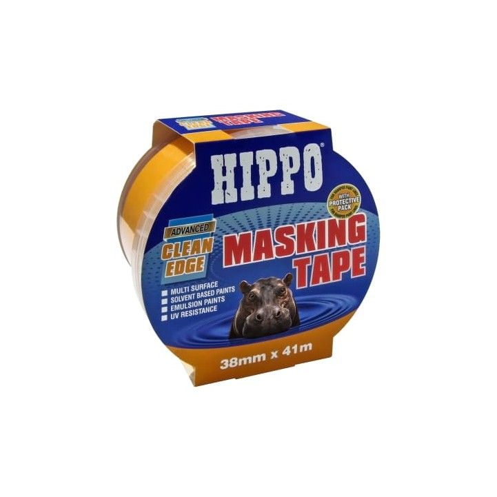 HIPPO CLEAN EDGE MASKING TAPE 38mm x 41m H18441