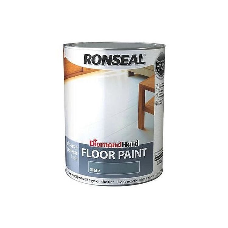 RONSEAL DIAMOND HARD FLOOR PAINT 5l SLATE 36109