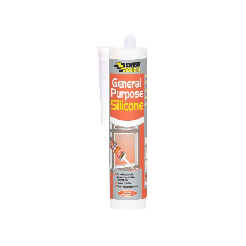Everbuild General Purpose Silicone C3 Colour Brown 12GPSBN