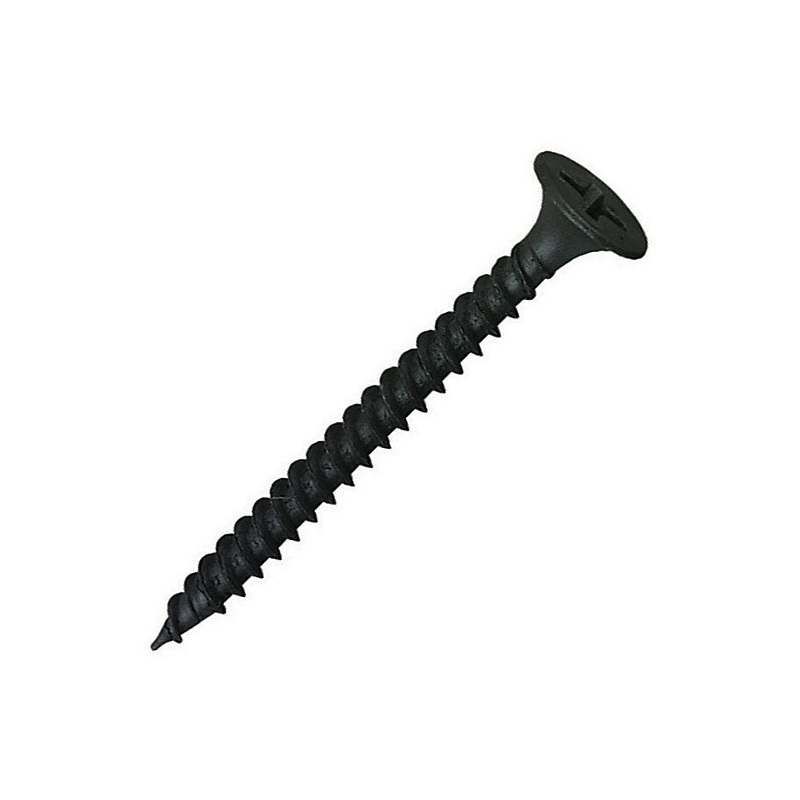 COUNTERSUNK PH2 DRYWALL SCREWS 3.5 x 50mm BLACK PHOSPHATE TUB 500 S9DBB350510500