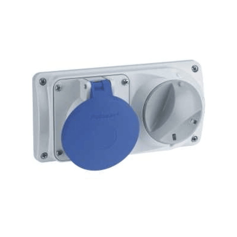 LEWDEN PM32/454226LW SW/INTER SOCK 32A 240V 2P+E