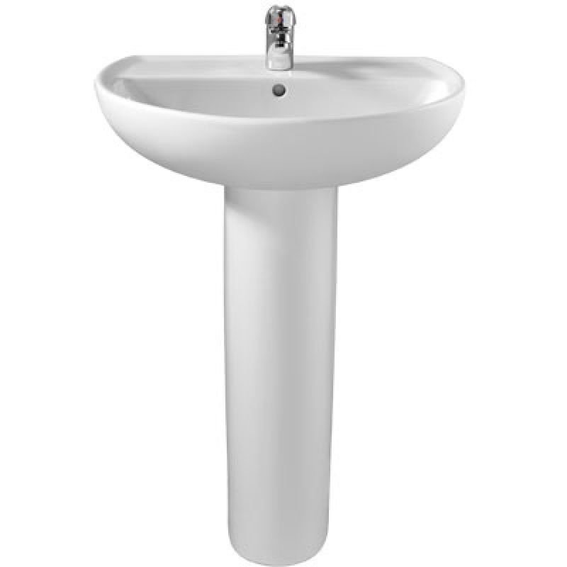 TWYFORD AR4112WH ALCONA 2TH WASHBASIN 410 x 500mm