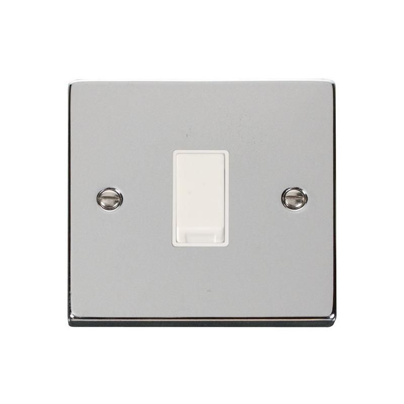 CLICK VPCH011WH 1 GANG 2 WAY 10A PLATE