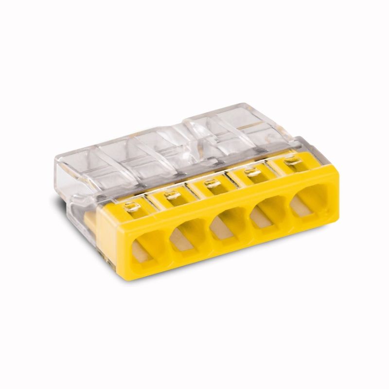 WAGO 2273-205 PUSHWIRE CONNECTOR 5WAY (BOX 100)