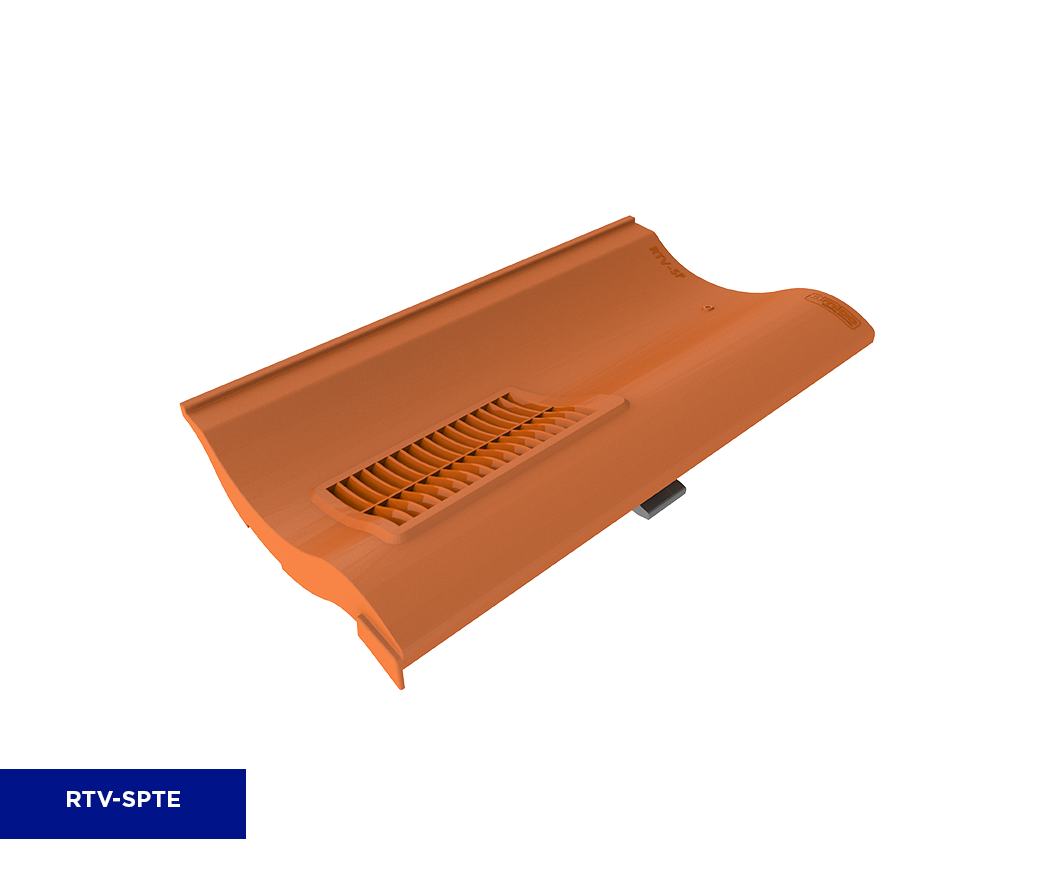 TIMLOC SINGLE PANTILE ROOF TILE VENT TERRACOTTA RTV-SPTE