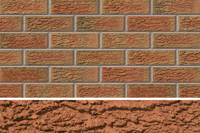 IBSTOCK CHESTERTON MANORIAL MIXTURE BRICK 65mm BRICK NO 85 (125 PER LEG) A2933A