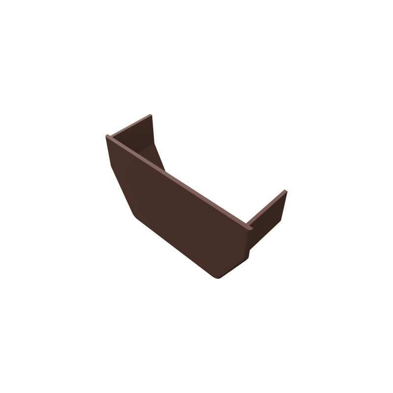 FREEFLOW SQUARE STOP END INTERNAL LEATHER BROWN FRS608LB
